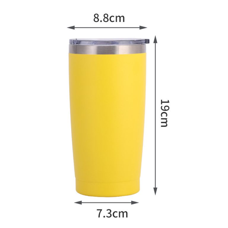 20oz Stainless Steel Insulated Tumbler with Powder-Coated Finish3