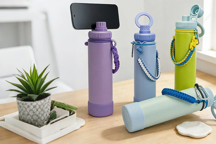 22oz-Insulated-Tumbler-with-Braided-Rope-Handle,-Magnetic-Feature-&-Easy-Carry-Design2