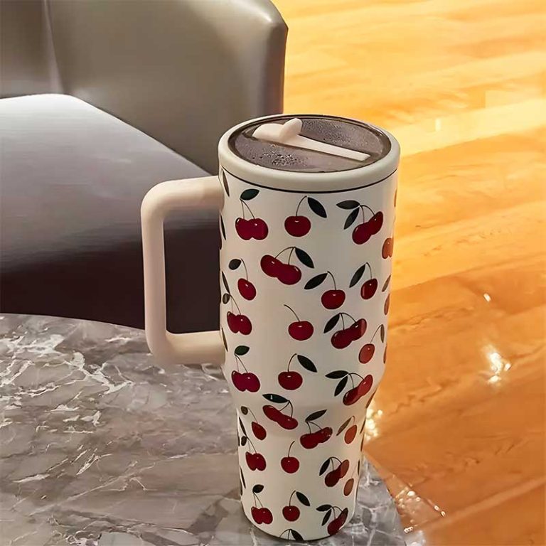 40oz-Cherry-Pattern-Insulated-Tumbler-with-Handle-&-Straw-8