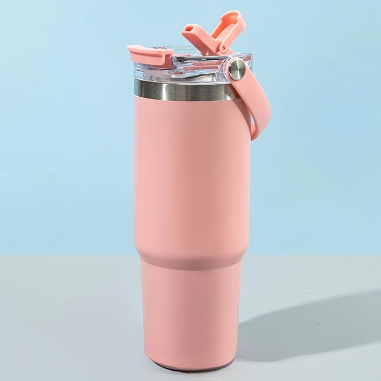 SKU_04_pink30oz Insulated Tumbler with Soft Carry Handle & 2-in-1 Lid-8